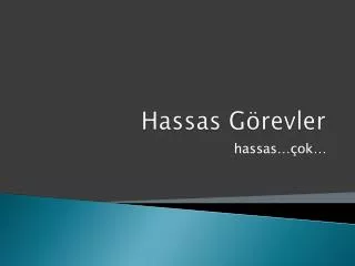hassas g revler