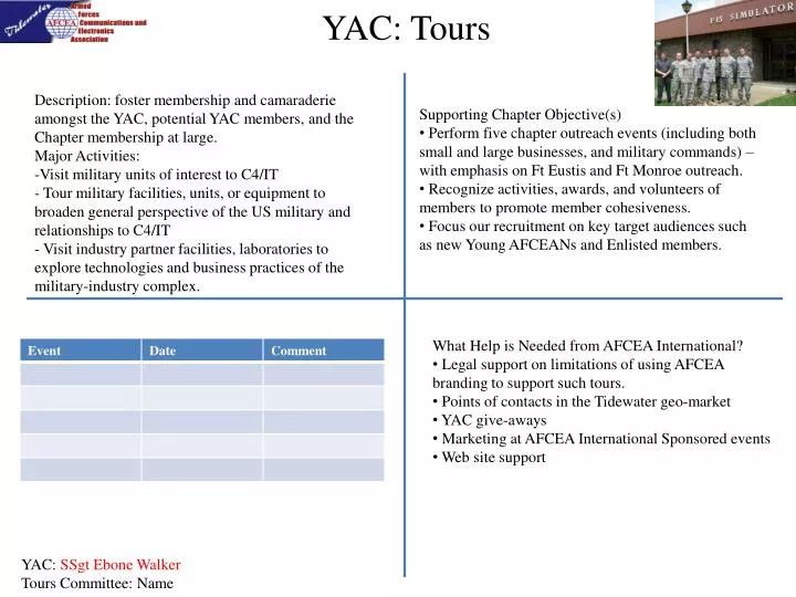 yac tours