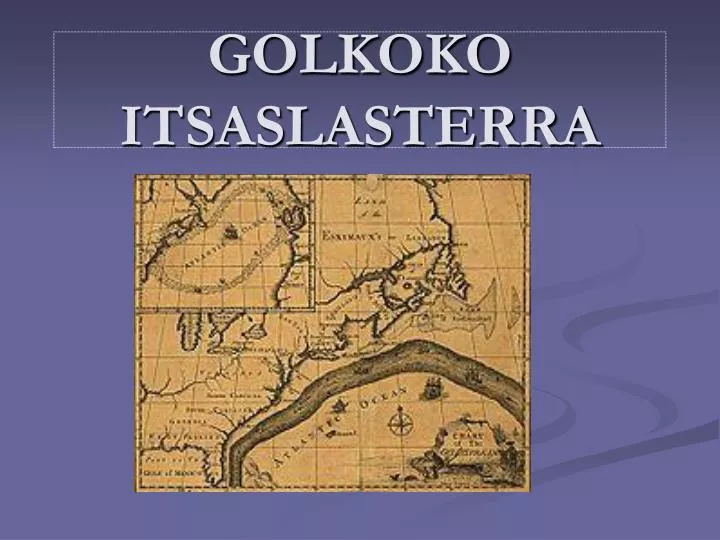 golkoko itsaslasterra