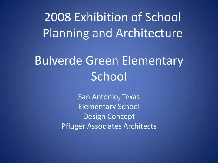 bulverde green elementary school