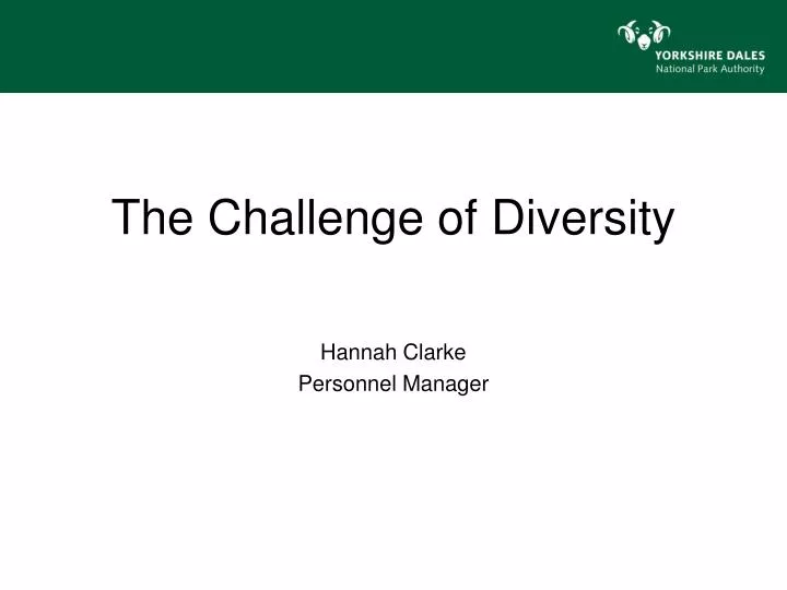 the challenge of diversity
