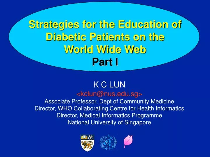 strategies for the education of diabetic patients on the world wide web part i