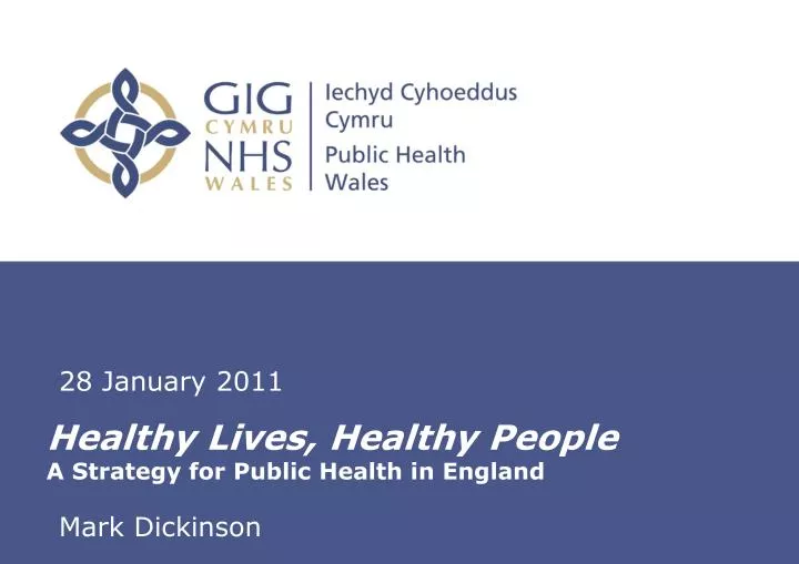 healthy lives healthy people a strategy for public health in england