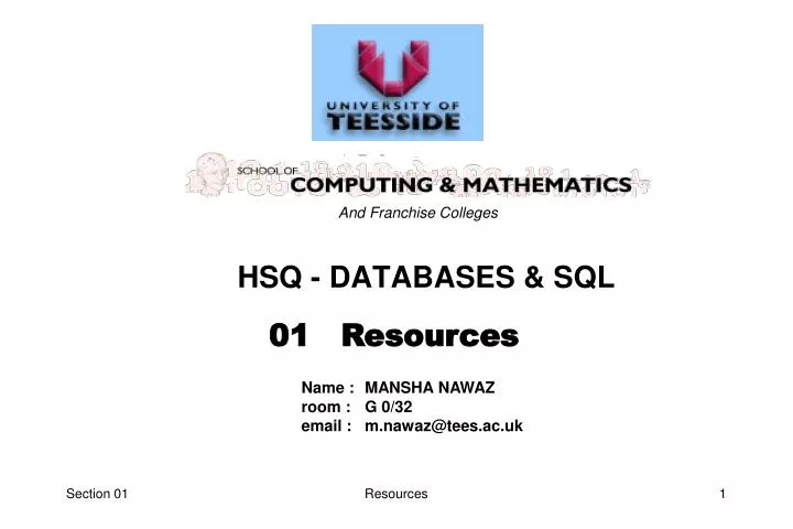hsq databases sql