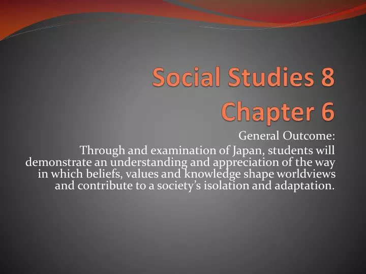 social studies 8 chapter 6