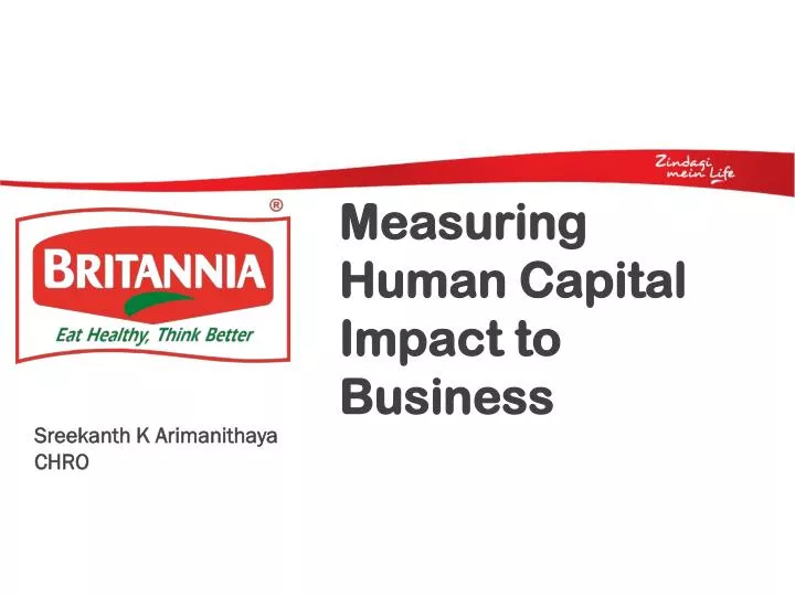 measuring human capital impact to business