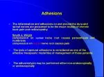 Adhesions - slide 1