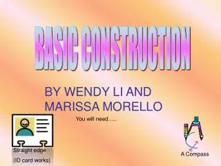 BASIC CONSTRUCTION