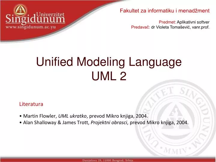 unified modeling language uml 2