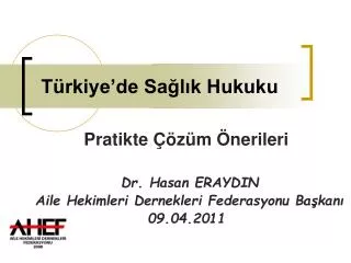 t rkiye de sa l k hukuku