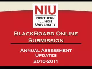 BlackBoard Online Submission