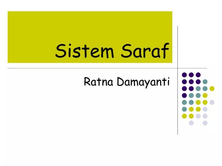 sistem saraf