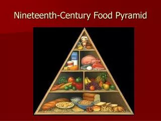 Nineteenth-Century Food Pyramid