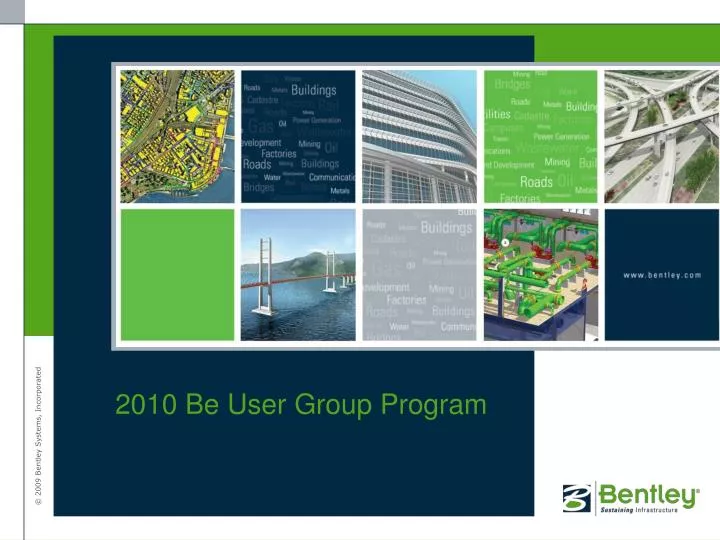 2010 be user group program