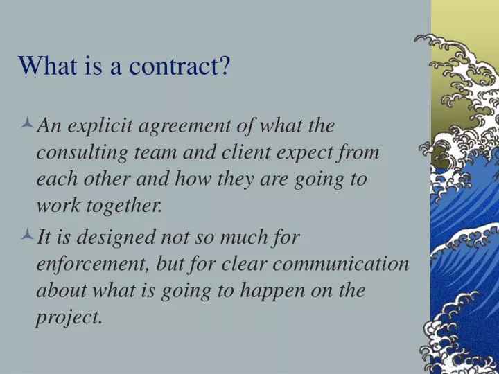 what is a contract