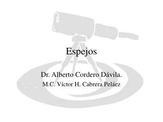 espejos