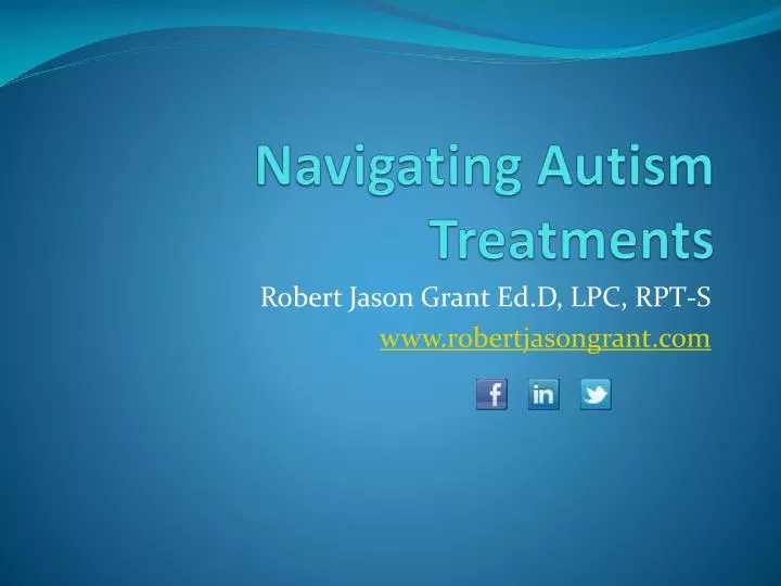 navigating autism treatments