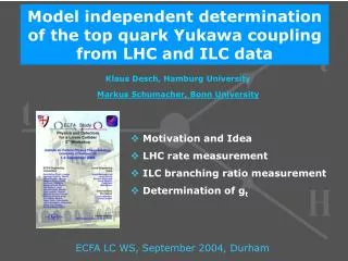 Model independent determination of the top quark Yukawa coupling from LHC and ILC data