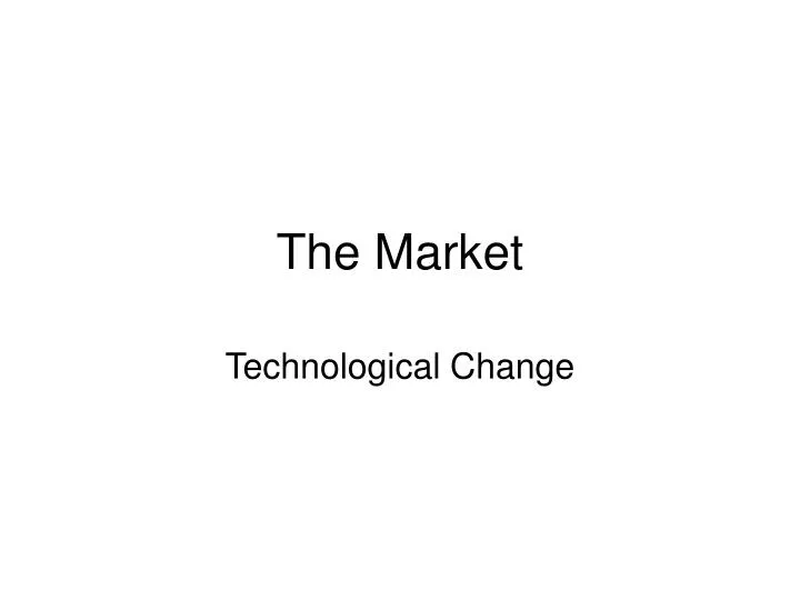 the market