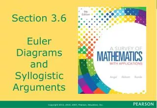 Section 3.6 Euler Diagrams and Syllogistic Arguments
