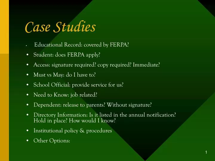 case studies