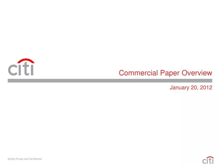 commercial paper overview