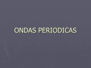 ondas periodicas