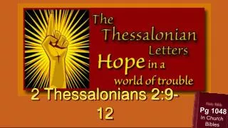 2 Thessalonians 2:9-12