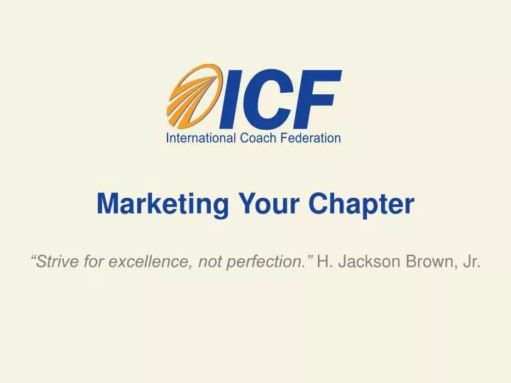 marketing your chapter