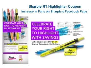 Sharpie RT Highlighter Coupon