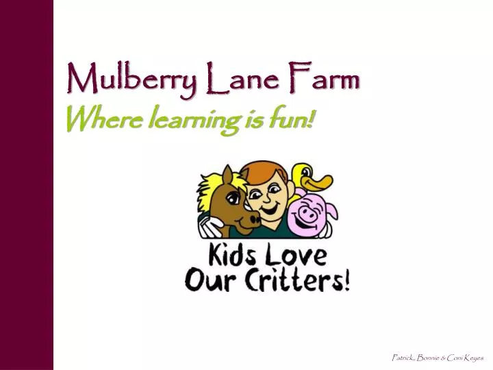 mulberry lane farm