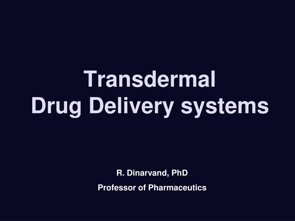 PPT - Transdermal Drug Delivery systems PowerPoint Presentation, free ...