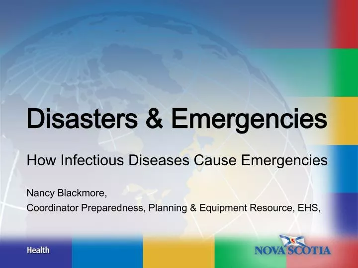 disasters emergencies