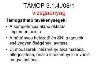 t mop 3 1 4 08 1 vizsgaanyag