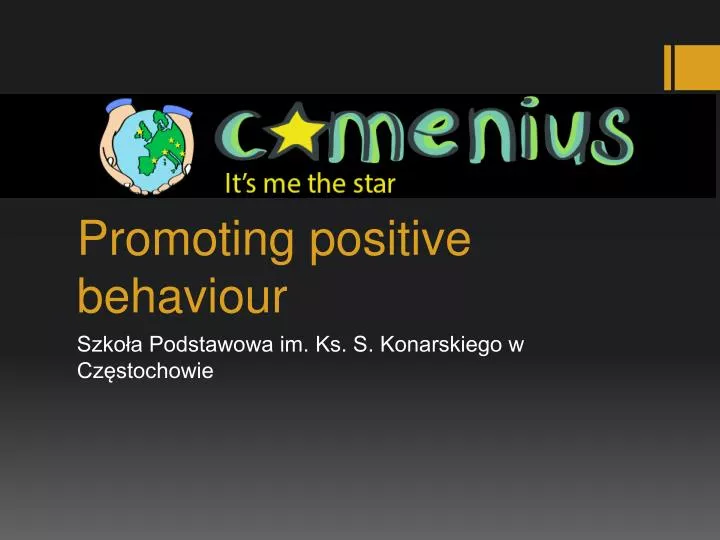 promoting positive behaviour