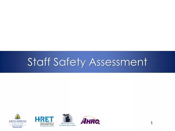 staff safety assessment