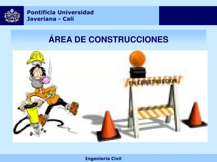 rea de construcciones