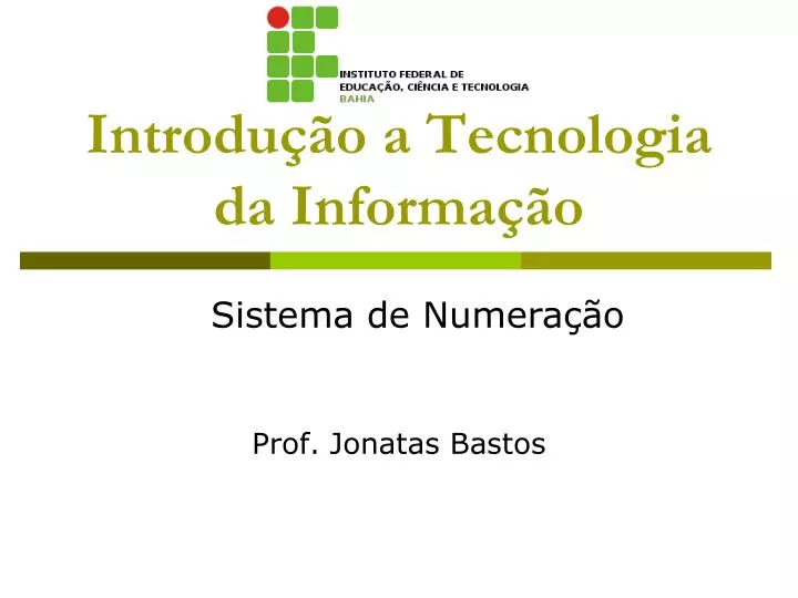 introdu o a tecnologia da informa o