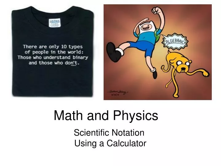 math and physics