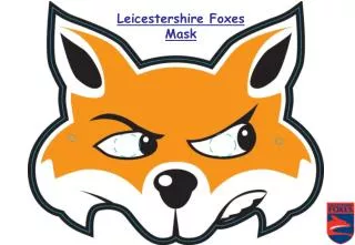 Leicestershire Foxes Mask