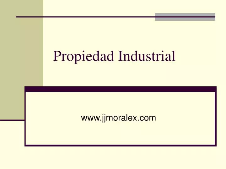 propiedad industrial