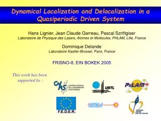 Dynamical Localization and Delocalization in a Quasiperiodic Driven System