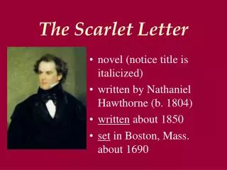 The Scarlet Letter