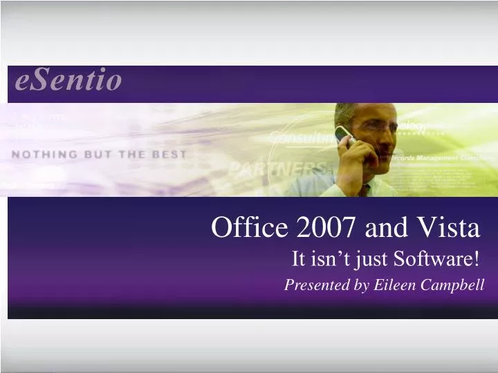 office 2007 and vista