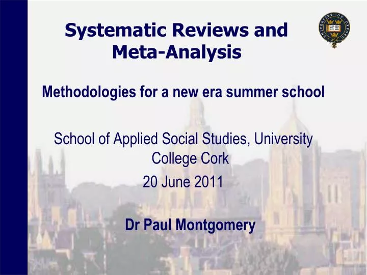 systematic reviews and meta analysis