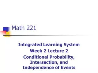 Math 221