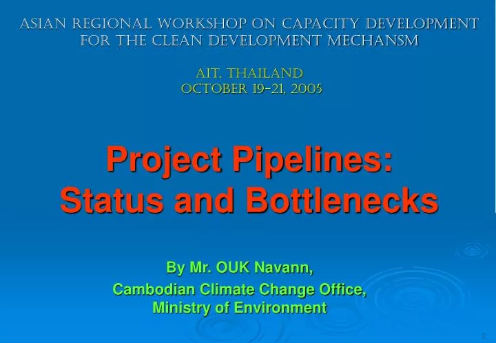 by mr ouk navann cambodian climate change office ministry of environment