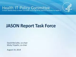 JASON Report Task Force