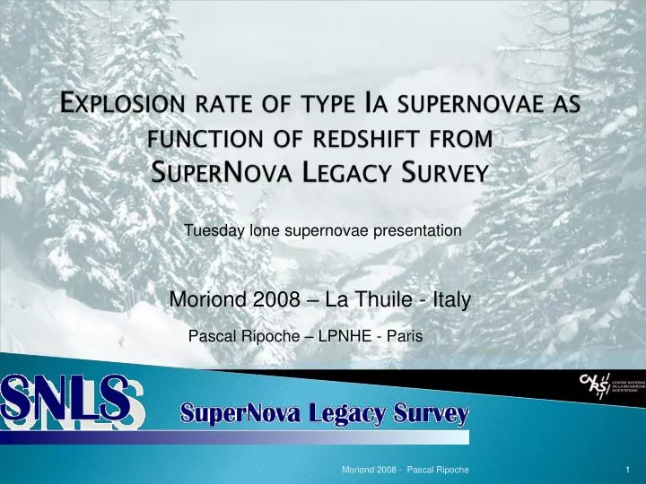 explosion rate of type ia supernovae as function of redshift from supernova legacy survey