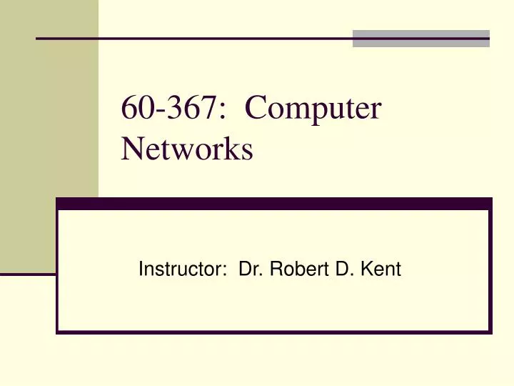60 367 computer networks